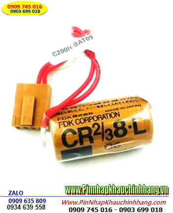 FUJI CR2/3 8.L, Pin nuôi nguồn PLC FUJI CR2/3 8.L lithium 3v 2000mAh (Japan)